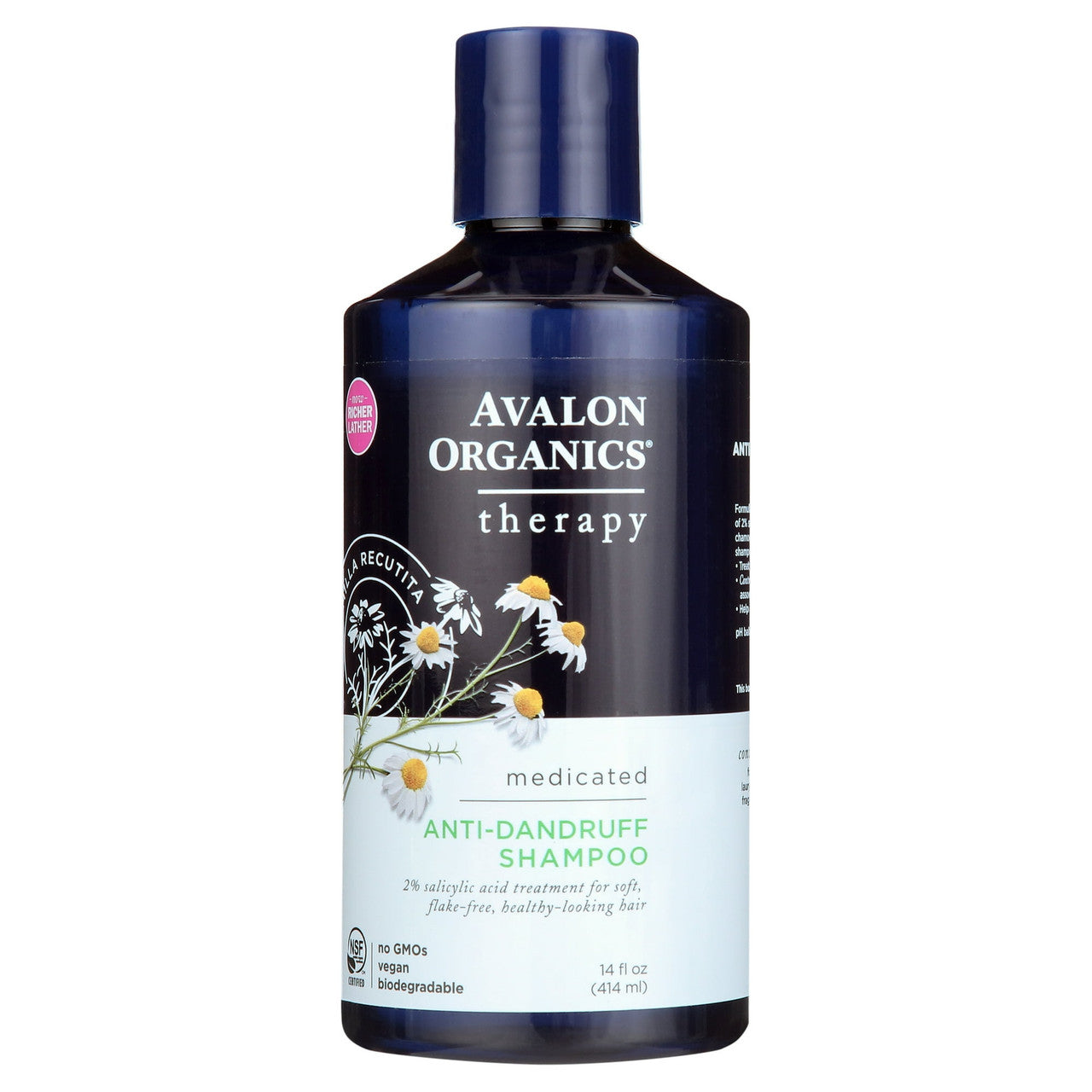 Avalon Organics Therapy Medicated Anti-Dandruff Shampoo, 14 Oz